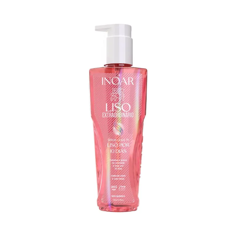 Sérum Leave-in Inoar Liso Extraordinário 110ml Serum Cap Inoar 110ml Liso Extraord.Leave In