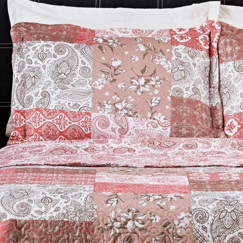 Colcha Estampada Dupla Face Bouti Solteiro 02 Peças - Báltika