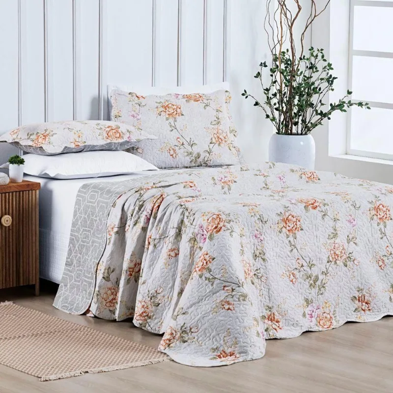 Colcha Bouti Sorelle Queen 03 Peças - Bloom