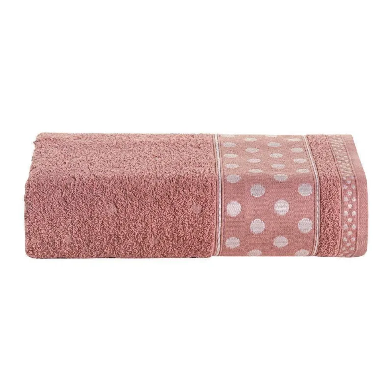 Toalha De Banho Petit Poá Avulsa - Rosa Chá - Bia Enxovais - Cama, Mesa E Banho