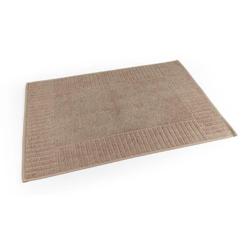 Toalha De Piso Slim Gramatura 600g/m² Base Reforçada 01 Peça 100% Algodão - Amêndoa