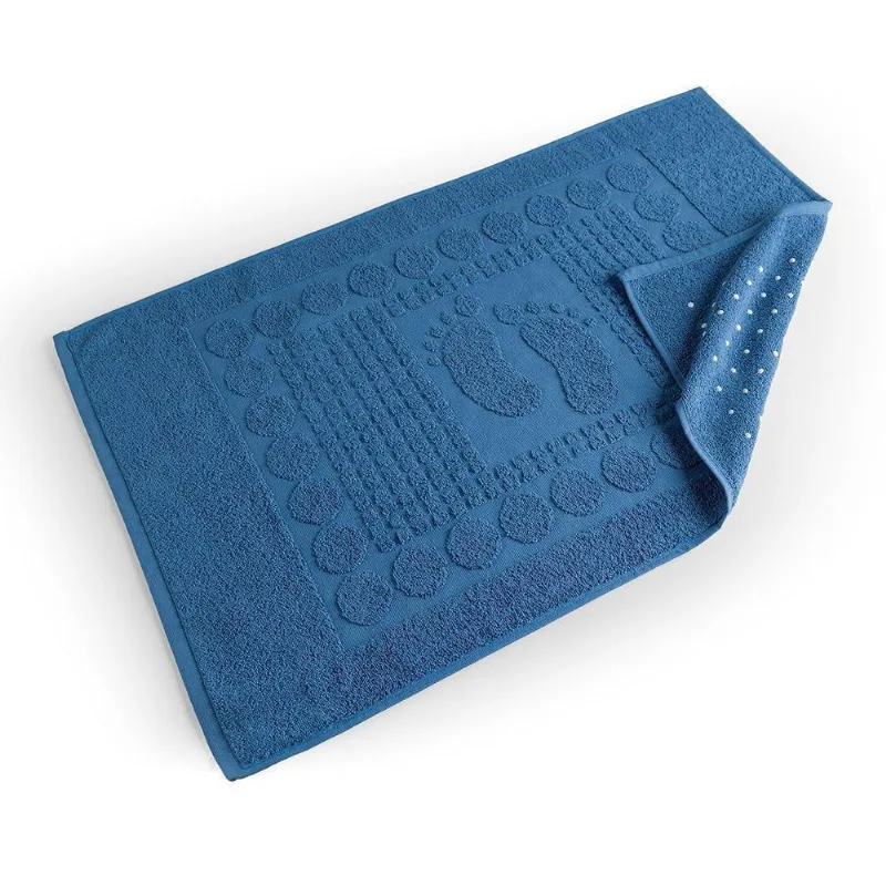 Toalha De Piso Wave Gramatura 700g/m² Antiderrapante 01 Peça 100% Algodão - Maré