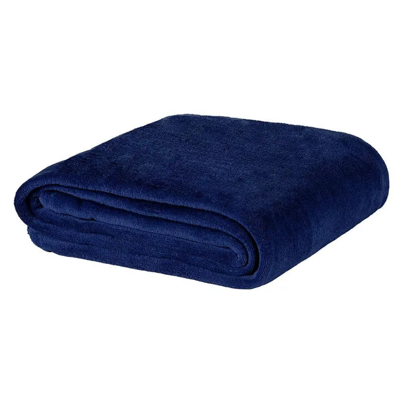 Manta Everest Queen 100% Poliéster Microfibra Toque Macio Marinho Bia Enxovais