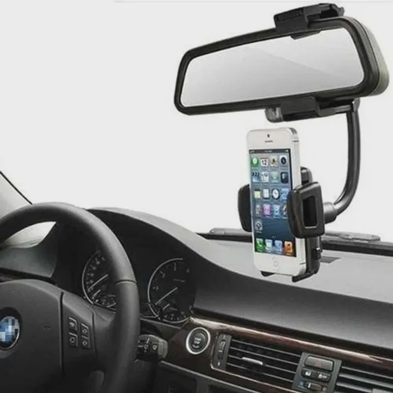 Suporte Carro Universal Para Celular No Retrovisor
