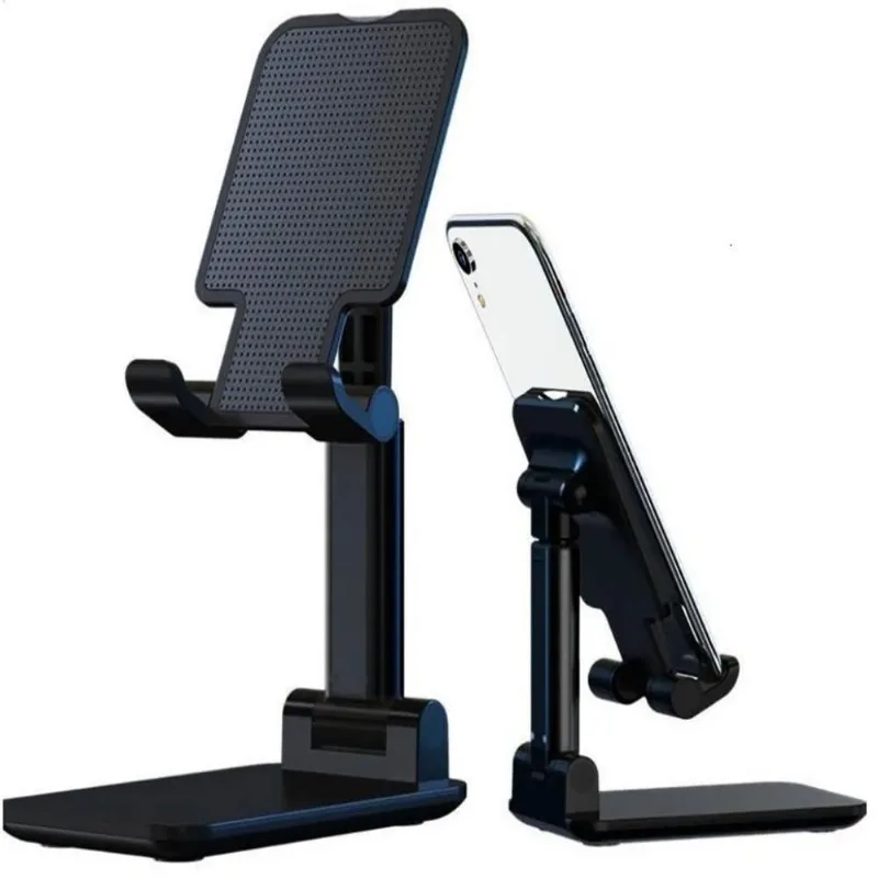 Suporte Smartphone Celular Portátil Mesa Universal Ajustável Preto LE-049