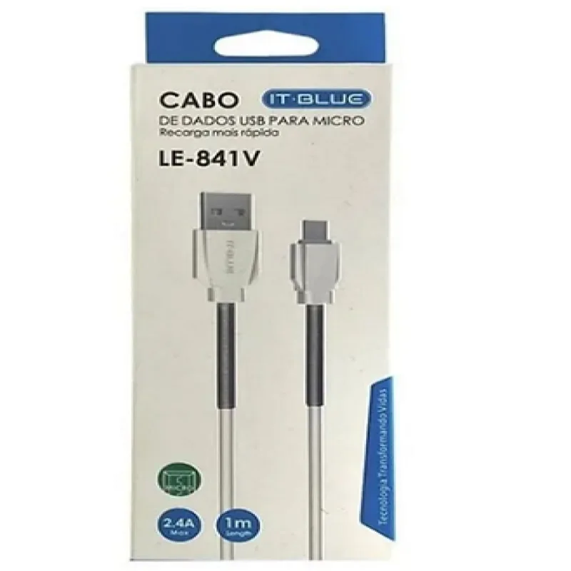 Cabo Celular Usb Dados 2.0 Tipo V8 Mola Reforçado