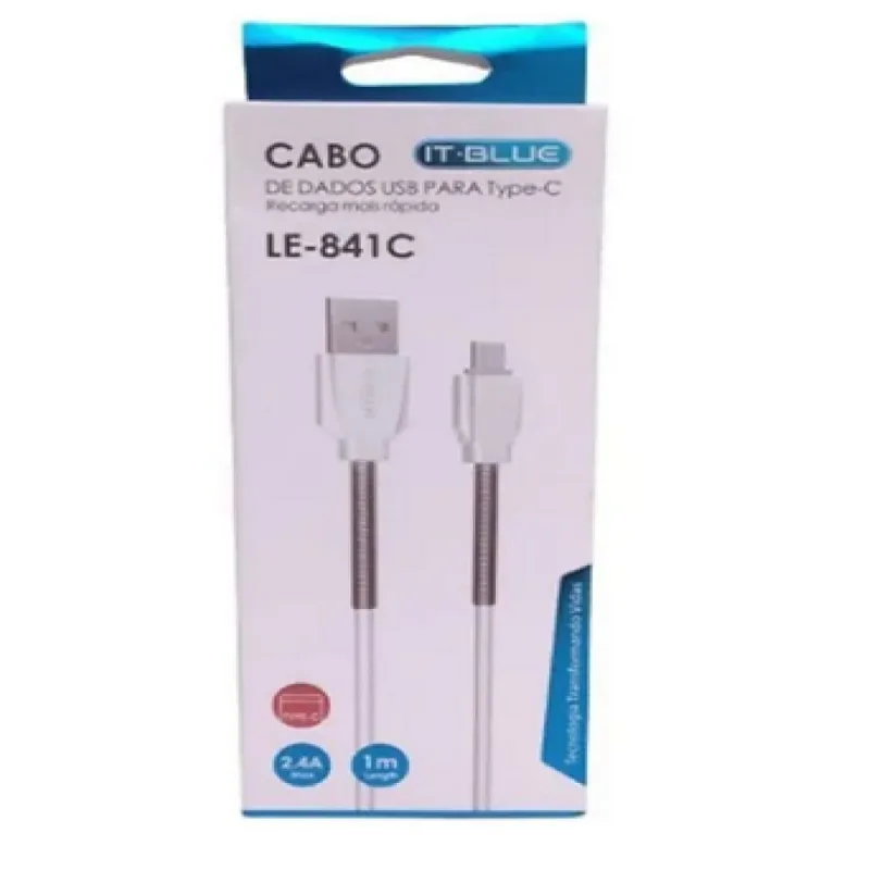 Cabo Celular Usb Dados 2.0 Tipo C Mola Reforçado