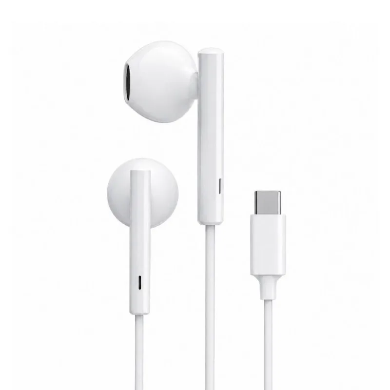 Fone De Ouvido Lelong Com Fio USB-C Branco LE-0261 (MP)