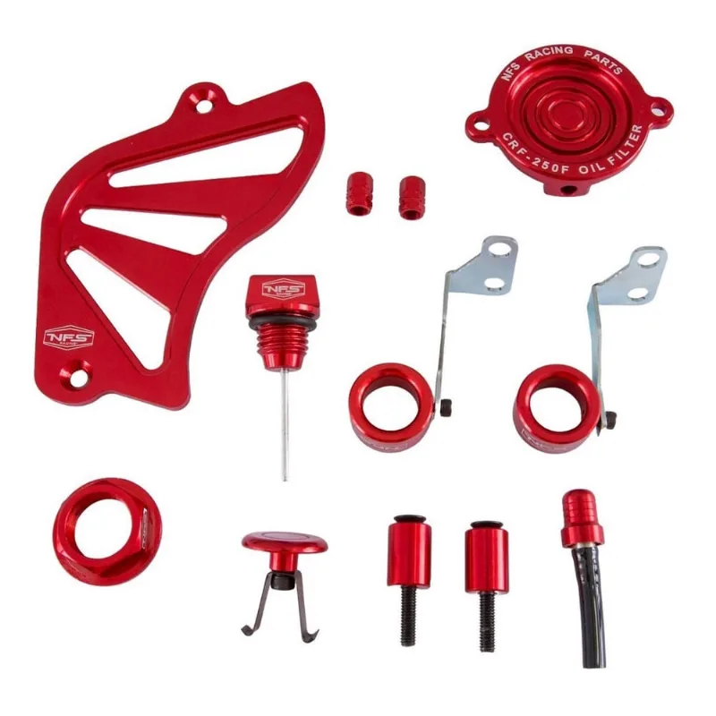 Kit Personalização Nfs 10 Peças Alumínio Anodizadas Crf 250f