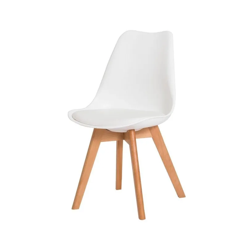 Cadeira Leda Saarinen Design Branca Sala Cozinha Jantar - OUTRAS