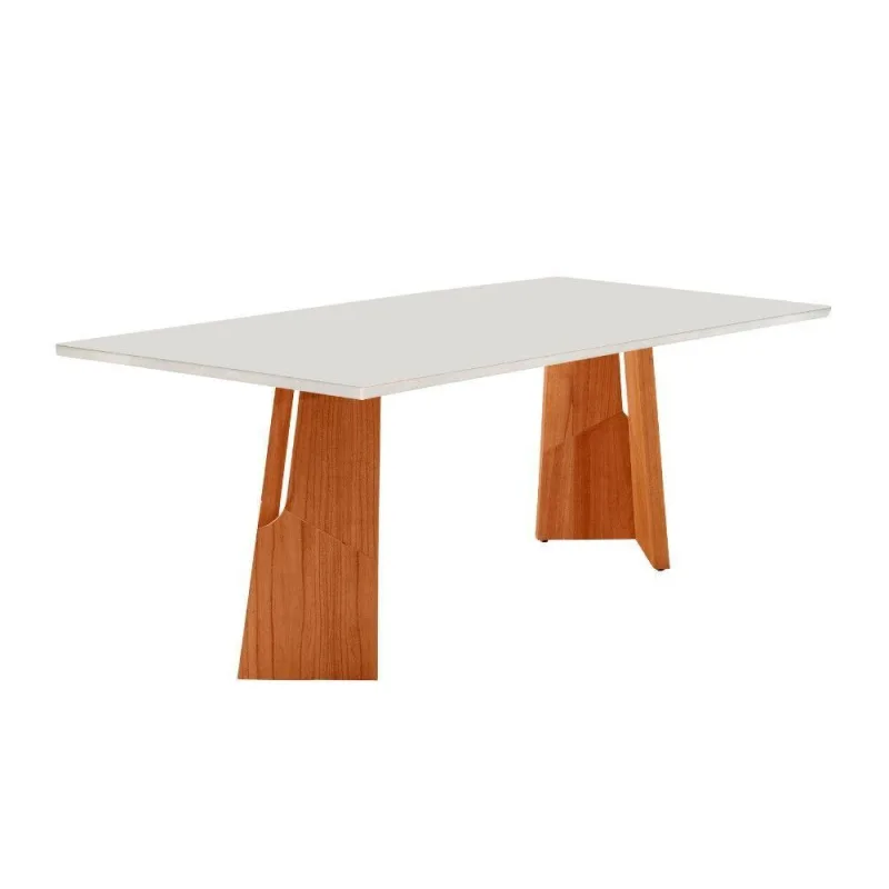 Mesa para Sala de Jantar Florida Retangular 180CM Imbuia - moderna