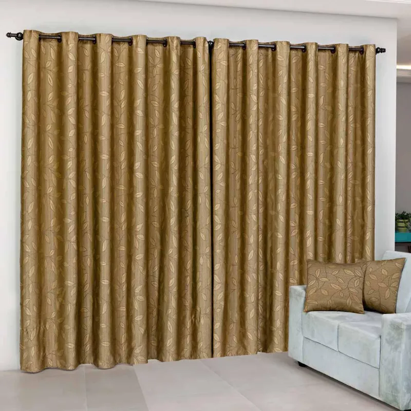 Cortina Atena 4M X 2,80M Jacquard Semi Blackout
