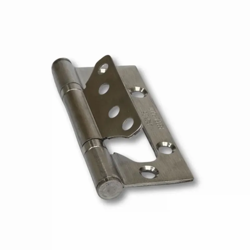 Dobradiça de Sobrepor Aço Escovado em Inox 4x3x2,5mm Perfil Dobradiça de Sobrepor Aço Escovado em Inox 4x3x2,5mm