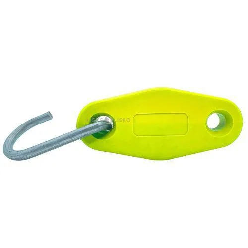 Esticador Para Fio Fe (drop) Fibra E Cabo Amarelo 100pcs