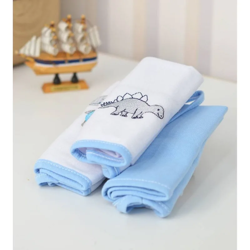 Kit Toalha Boquinha com Prendedor de Chupeta Dino Azul