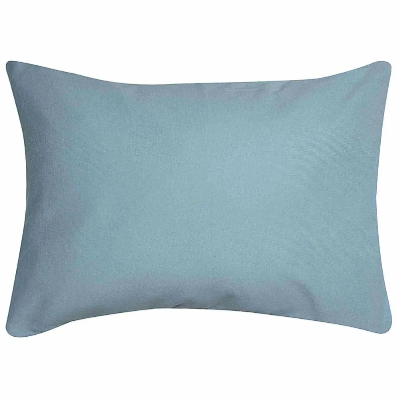 Fronha de Malha Azul Bublim 28x40cm