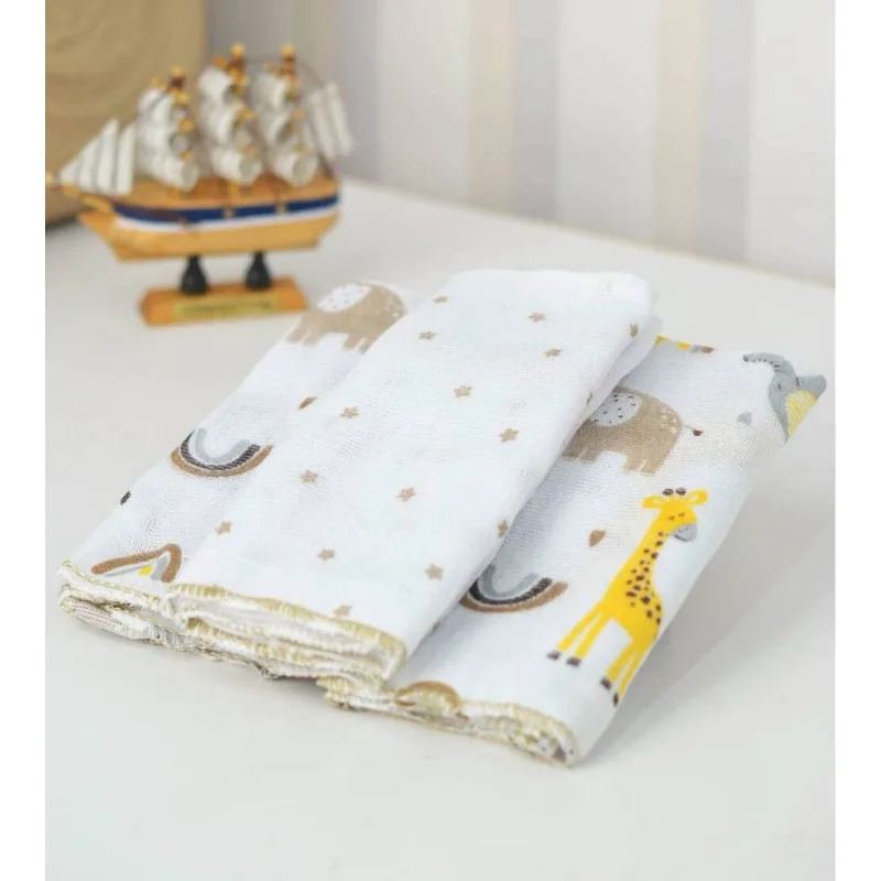 Kit Pano de Boca Girafa com 3 unidades Creme