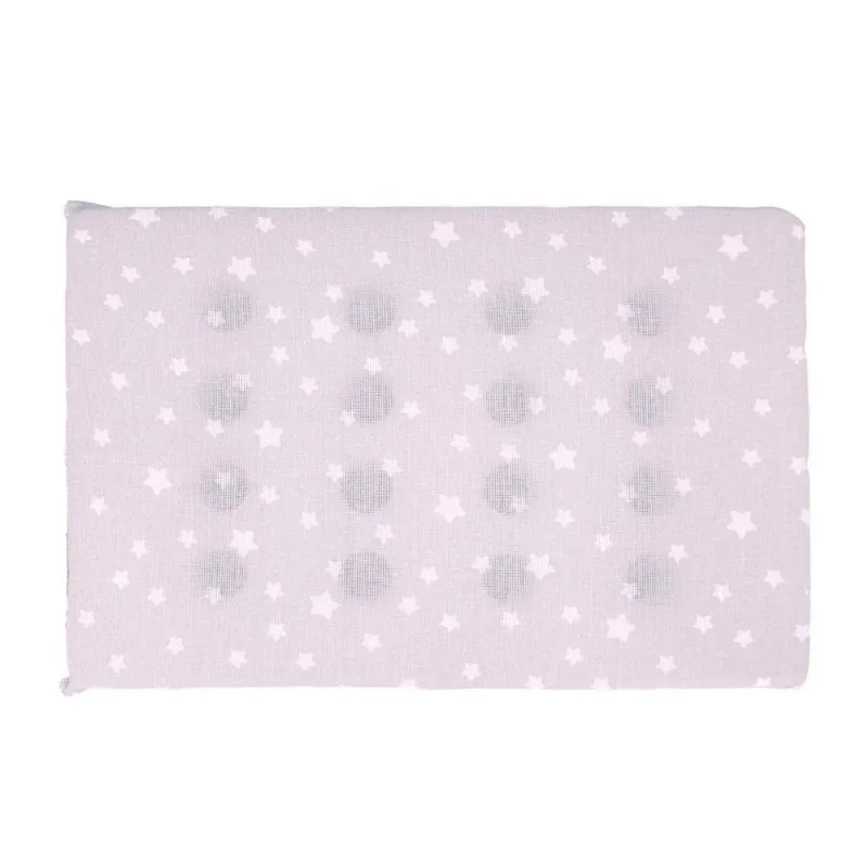 Travesseiro Para Bebê Incomfral Estrela Cinza 29x19cm (MP)