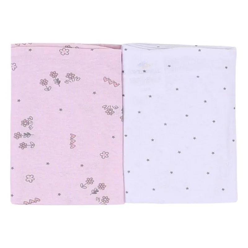 Jogo De Fronha 2 Peças Bublim Flor Rosa 40x28cm (MP)
