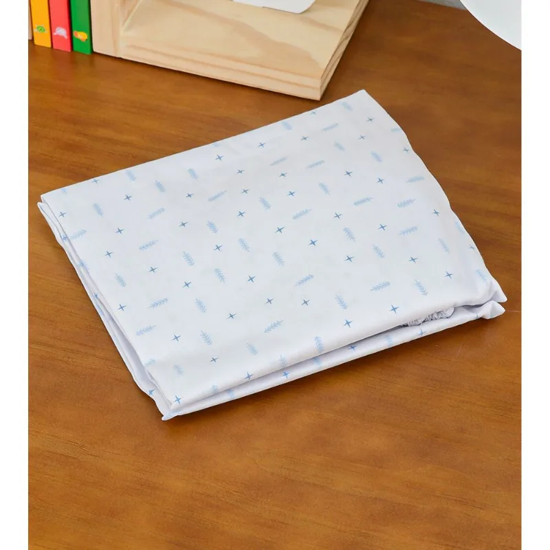 Lençol Avulso Com Elástico Para Berço Americano Flechas Azul