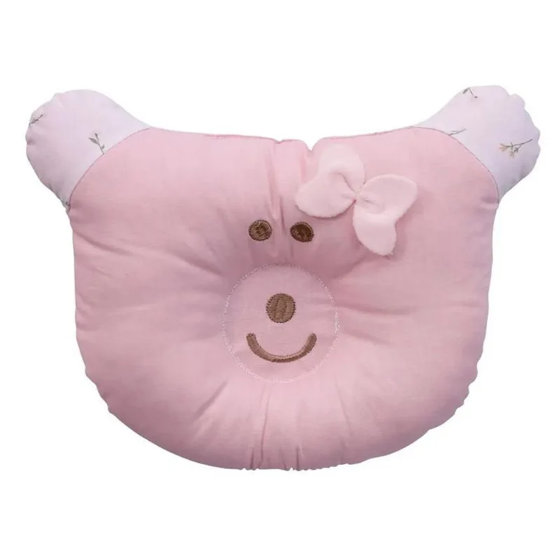 Travesseiro Baby Joy Anatômico Urso Rosa (MP)