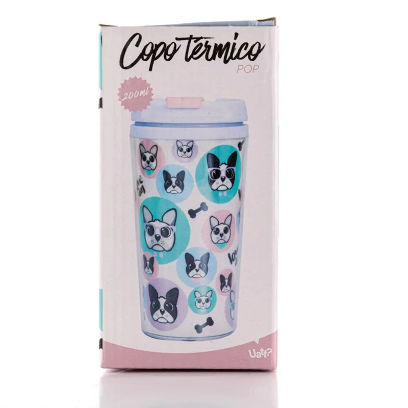 Copo Uatt Térmico Pop Bulldog Love - Uatt