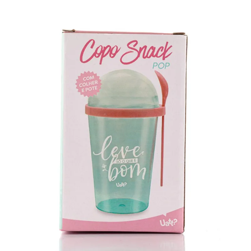 Copo Uatt Snack Leve Só O Que é Bom - Uatt