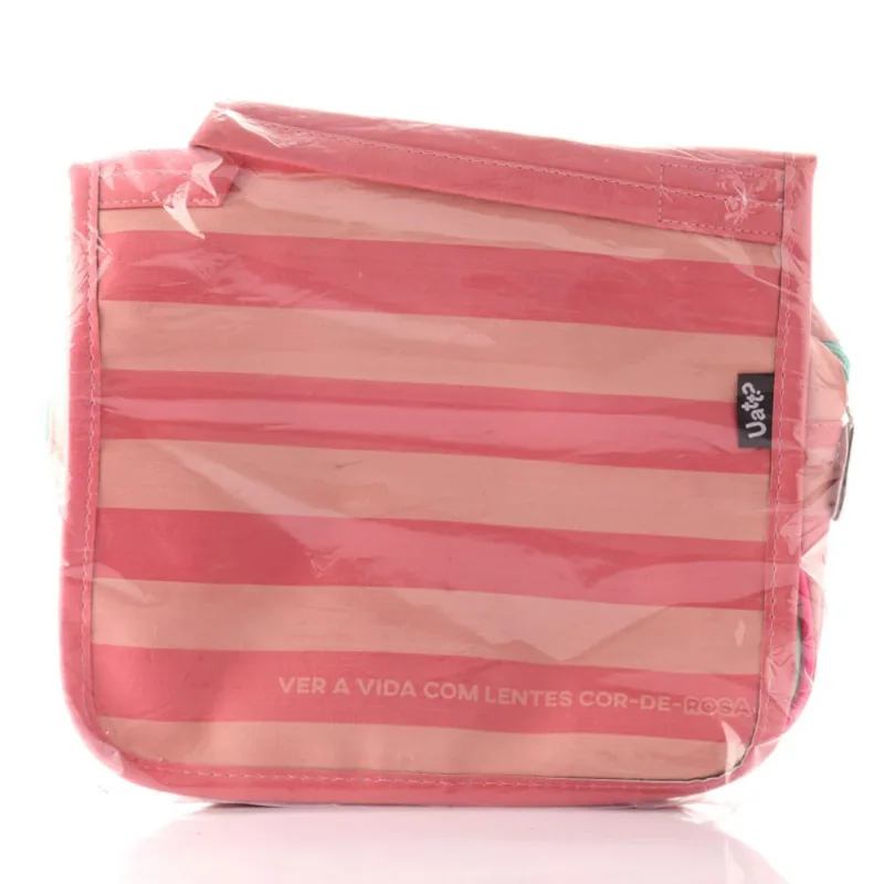 Necessaire Uatt Viagem Ver A Vida Com Lentes Cor de Rosa - Uatt