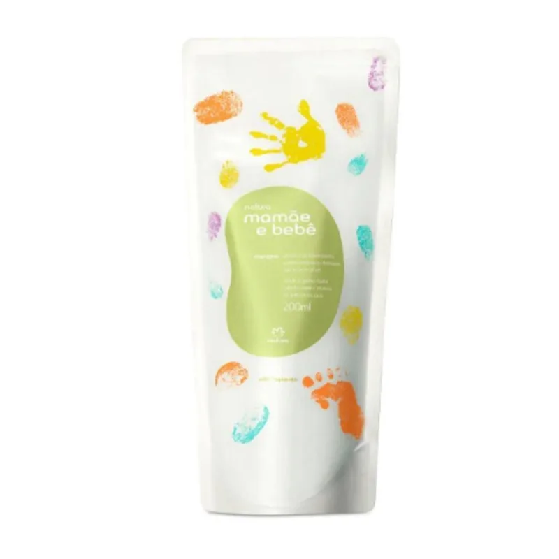 Refil Shampoo Suave Mamãe E Bebê Natura 200ml