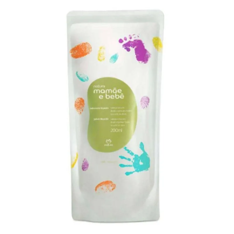 Refil Sabonete Líquido Mamãe E Bebê Natura 200ml