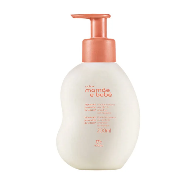 Loção Hidratante Preventiva De Estrias Mamãe E Bebê 200Ml