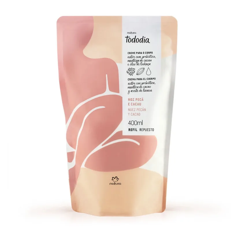 Natura tododia noz peca E cacau des hidratante refil 400ml