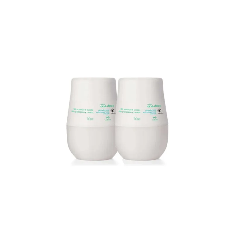 Kit c/2 Desodorante Antitranspirante Roll-On Erva Doce