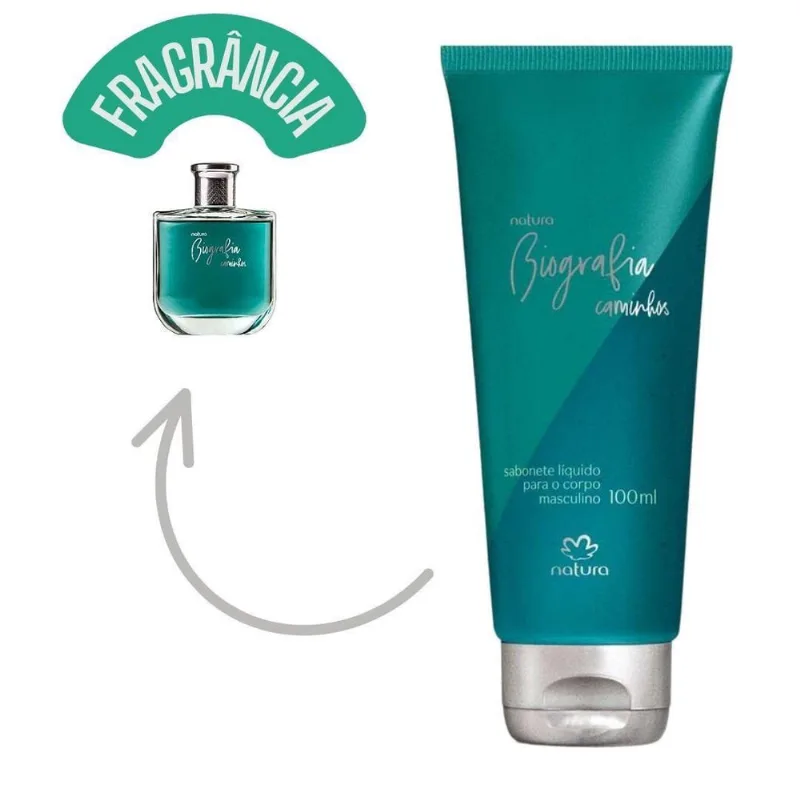 Sabonete Líquido Biografia Caminhos Natura 100ml
