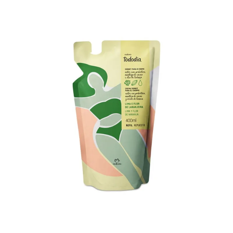 Tododia refil hidratante lima E flor de laranjeira 400ML