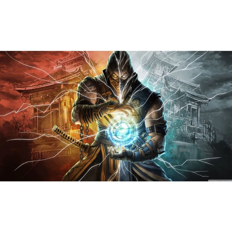 Painel Festa Mortal Kombat tamanho 100cmx60cm mod60
