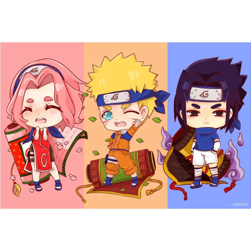 Painel de Festa Naruto tamanho 100cmx65cm F56