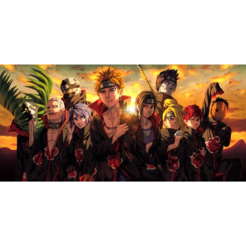 Painel de Festa Naruto tamanho 100cmx65cm F59