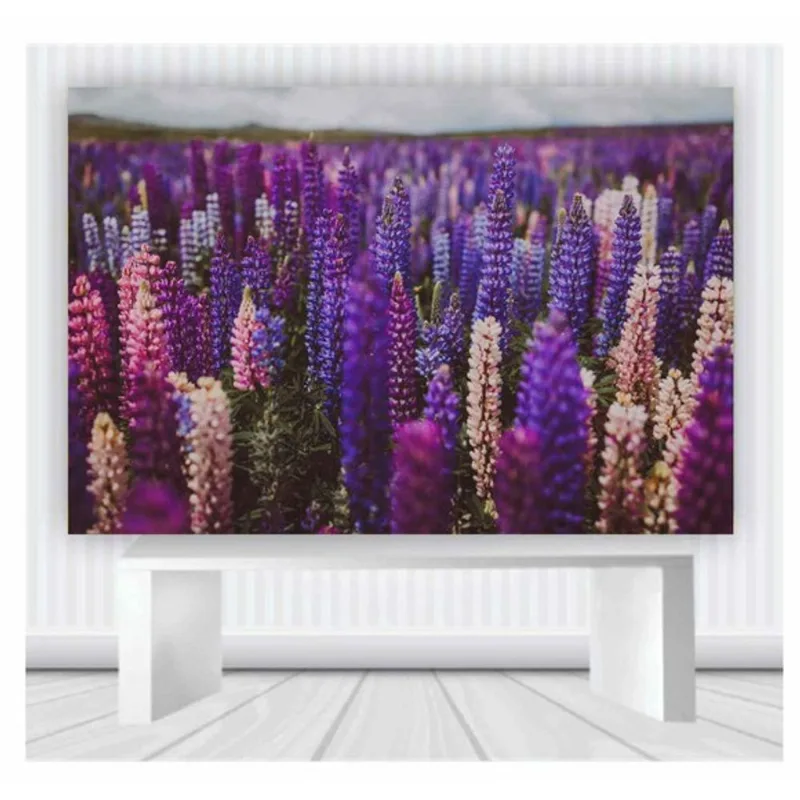 Painel de Festa Flor do campo tamanho 100cmx65cm F72