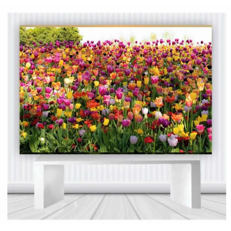 Painel de Festa flor tulipa tamanho 100cmx65cm F74