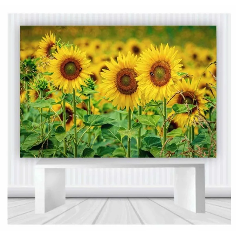 Painel de Festa Girassol tamanho 100cmx65cm F75