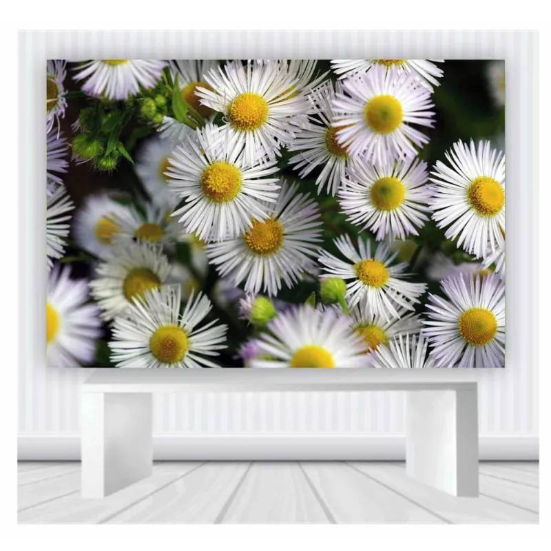 Painel de Festa Flor do campo tamanho 100cmx65cm F78