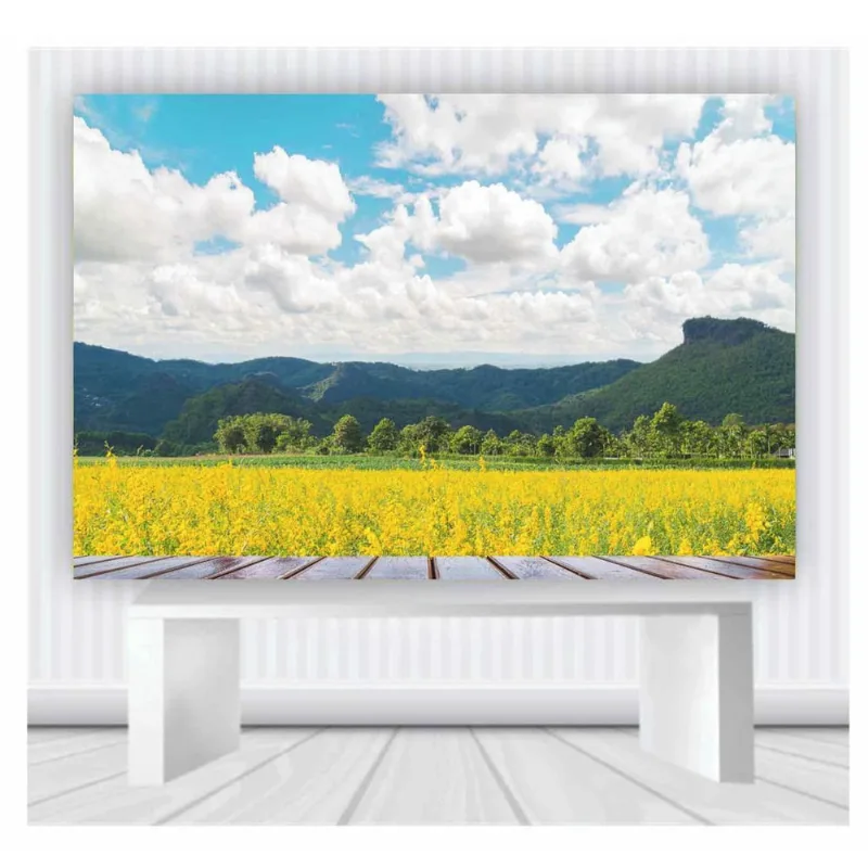 Painel de Festa Campo tamanho 100cmx65cm F83