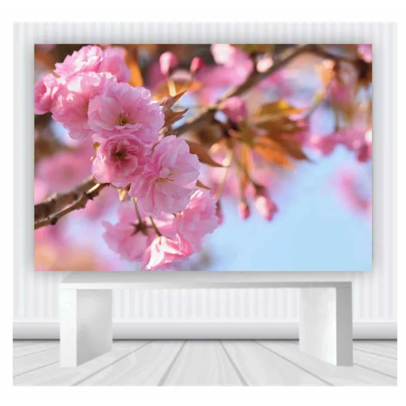 Painel de Festa Flores tamanho 100cmx65cm F87