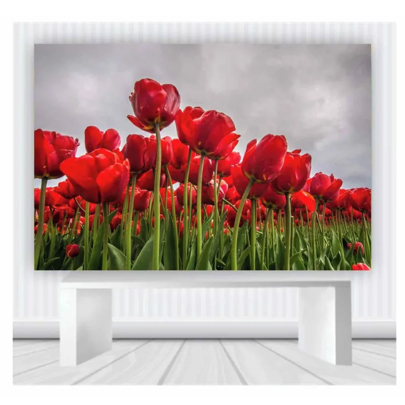 Painel de Festa Tulipa tamanho 100cmx65cm F88