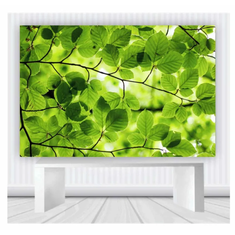 Painel de Festa Folhas tamanho 100cmx65cm F89