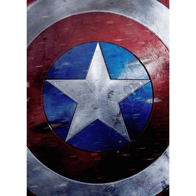 Painel de Festa Capitão América tamanho 100cmx65cm F12