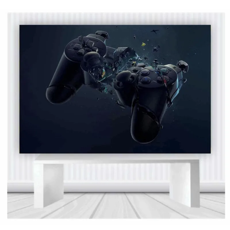 Painel de Festa Playstation tamanho 100cmx65cm p3