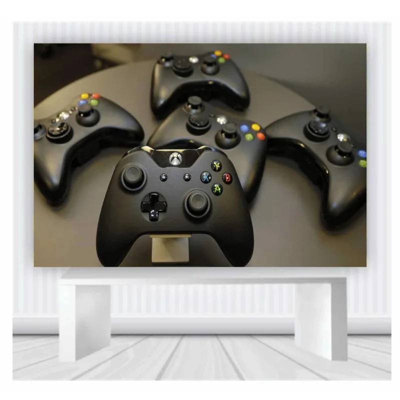 Painel de Festa Game tamanho 100cmx65cm p7