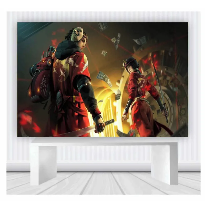 Painel de Festa Freefire tamanho 100cmx65cm p25